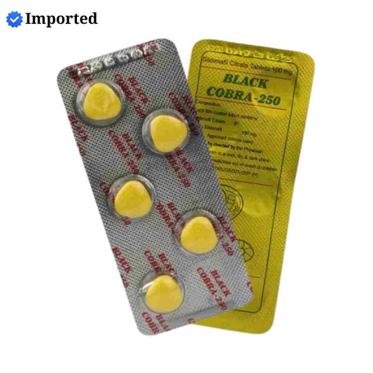 Black Cobra 250mg (4 Pack 20 tablet)